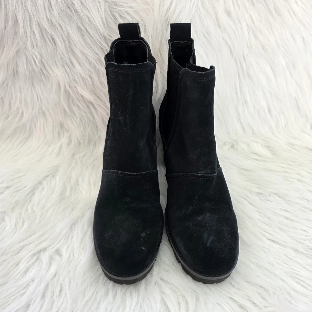 UGG Hazel Waterproof Chelsea Black Women's Ankle Boots Size 8.5 - Picture 10 of 10